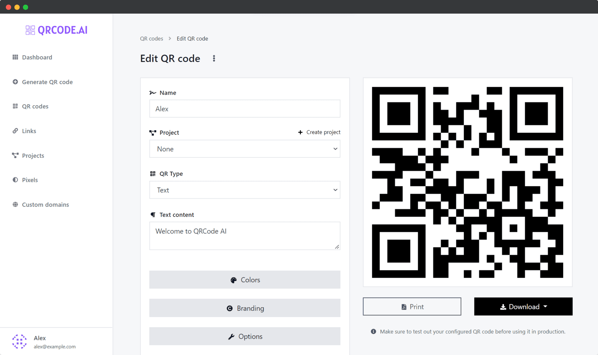 Static QR Code Editor - Edit and customize your QR codes